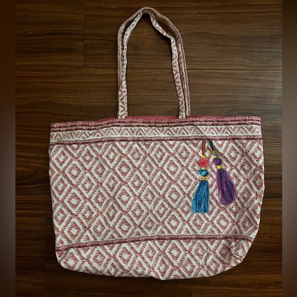 Pink designed tote bag! - Picture 2 of 2